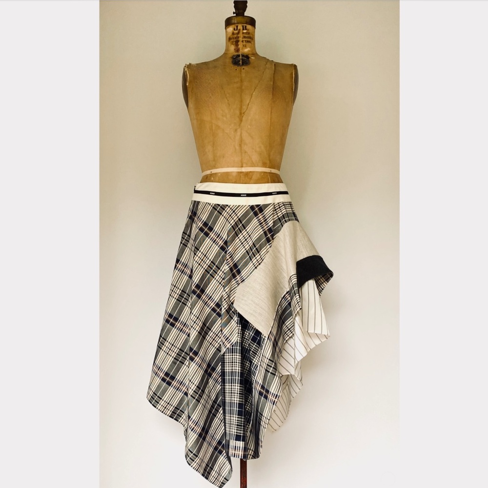 Monse Draped Plaid Jacket Skirt NWT US4 - Picture 12 of 16